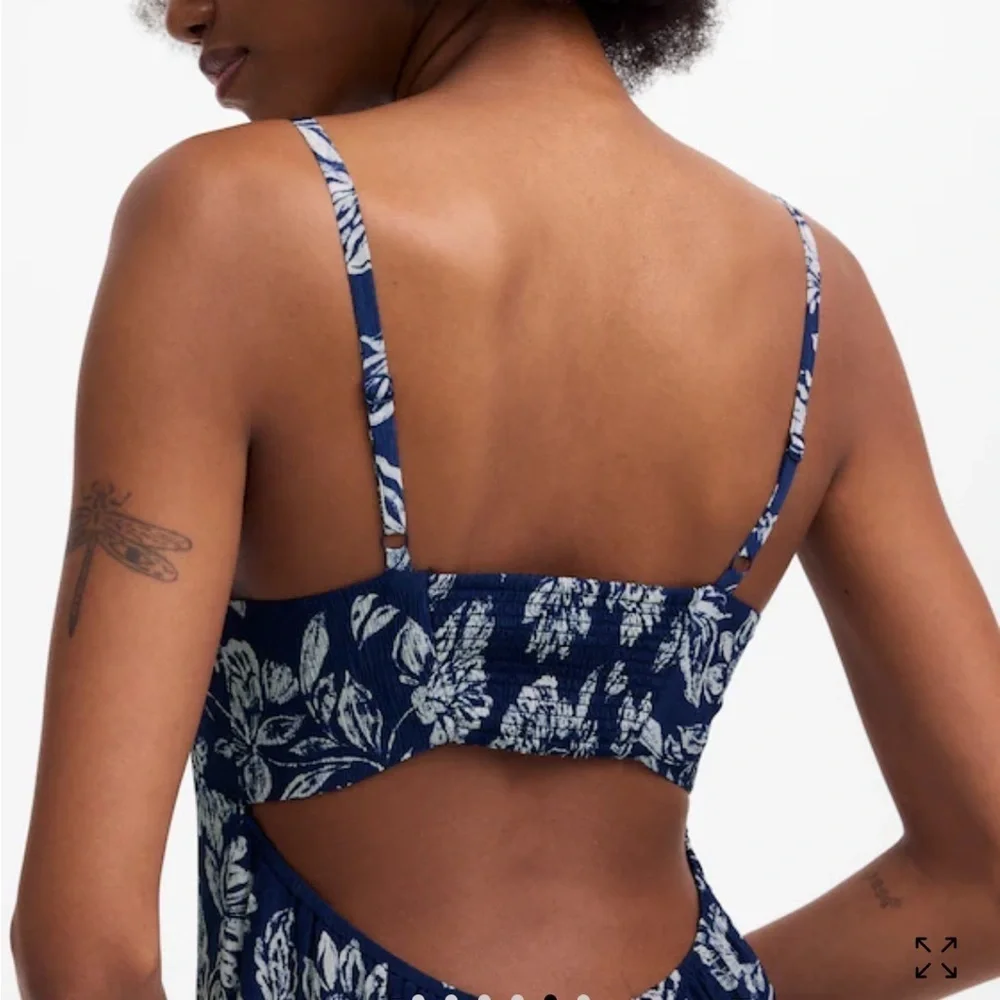 Madewell Textured Maxi Slip Dress in Floral